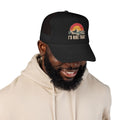 Trucker Hat — "I'd Hike That" Vintage Mountain Sunset Cap
