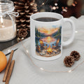 Camping Bear Coffee Mug — Rustic Wilderness 11oz Mug