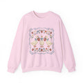 Duck Floral Crewneck Sweatshirt — Vintage Garden Ducks Design